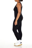 Plus Ribbed Knit Tank Jumpsuit