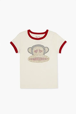 Girls Paul Frank Ringer Tee (Kids)