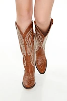 Embroidered Western Cowboy Boots