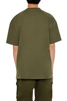 Cotton High-Low Crew Tee