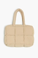 Quilted Puffer Tote Bag