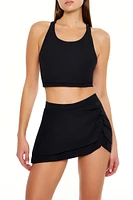 Crisscross Cutout Sports Bra