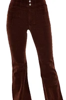 High-Rise Corduroy Flare Pants