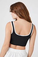 Ribbed Knit 96 Graphic Bralette