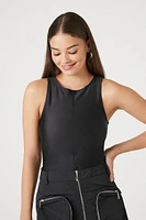 Seamed Sleeveless Bodysuit