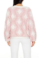 Marled Diamond Knit Sweater