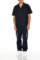 Slim-Fit Drawstring Cargo Pants