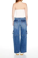 Wide-Leg Utility Cargo Jeans