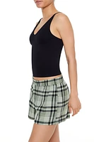 Seamless V-Neck Cropped Cami