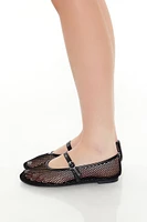 Sheer Mary Jane Ballet Flats