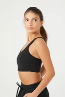 Women's Corset Sports Bra Black