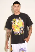 Men Anthony Davis Los Angeles Lakers Graphic Tee in Black, XL