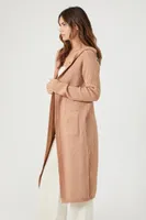 Women's Hooded Duster Cardigan Sweater