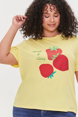 Women's Organically Grown Cotton Graphic T-Shirt in Yellow