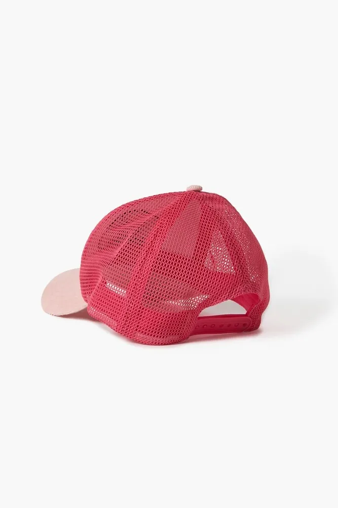 Kuromi Graphic Trucker Hat in Pink