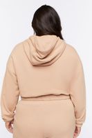 Women's Active Drawstring Hoodie Walnut,