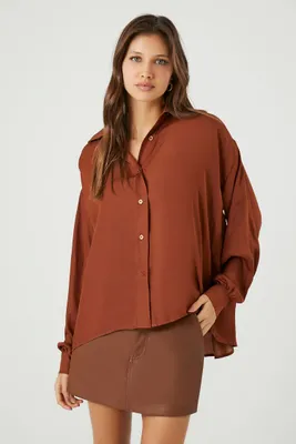 Women's Billowy Pleated Shirt