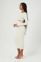 Women's Twist-Front Maxi Sweater Dress