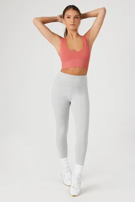 Women's Active High-Rise Leggings in Heather Grey Large