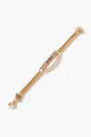 Women's Frasier Sterling Je Taime Bracelet in Gold