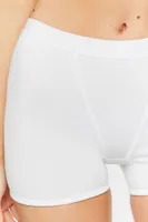 Women's Seamless Shortie Panties in White Medium