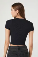 Women's Seamless Cropped T-Shirt