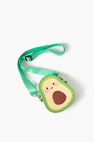 Girls Avocado Crossbody Bag (Kids) in Green/Yellow