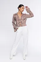 Women's Cropped Wide-Leg Trousers