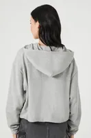 Women's French Terry Drop-Sleeve Hoodie