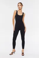 Women's Seamless Tank Jumpsuit in Black, M/L