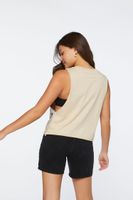 Women's Joshua Tree Graphic Muscle T-Shirt Taupe