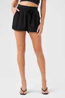 Women's Tie-Waist Paperbag Shorts