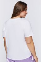 Women's Organically Grown Cotton Graphic T-Shirt in White, 1X