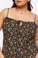 Women's Floral Print Maxi Dress