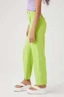 Women's Wide-Leg Cargo Pants in Lily Pad Medium