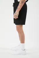 Men Vented-Hem Drawstring Shorts