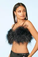 Women's Feather Cropped Cami