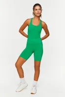 Women's Active Racerback Bodysuit in Green Haze Small