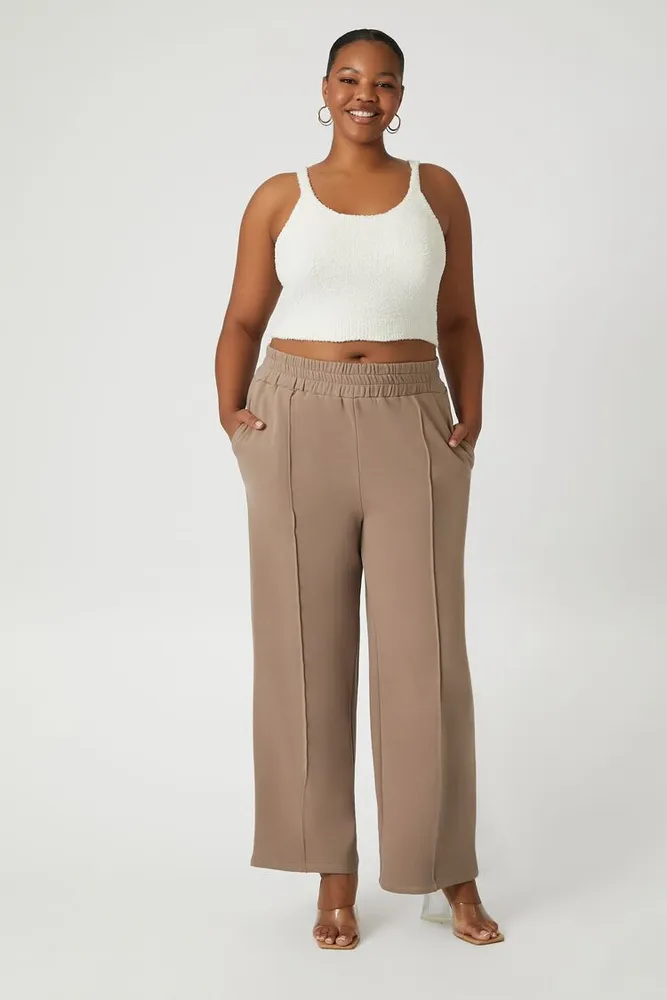 Women's French Terry Pants in Goat, 2X