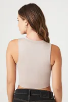 Women's Seamless Ruched Sleeveless Top