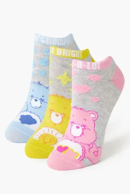 Care Bears Ankle Socks Set - 3 pack in Grey