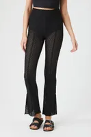 Women's Crochet Flare Pants