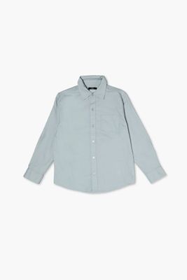 Kids Cotton Shirt (Girls + Boys) Sage,