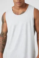 Men Organically Grown Cotton Tank Top in Heather Grey, XXL