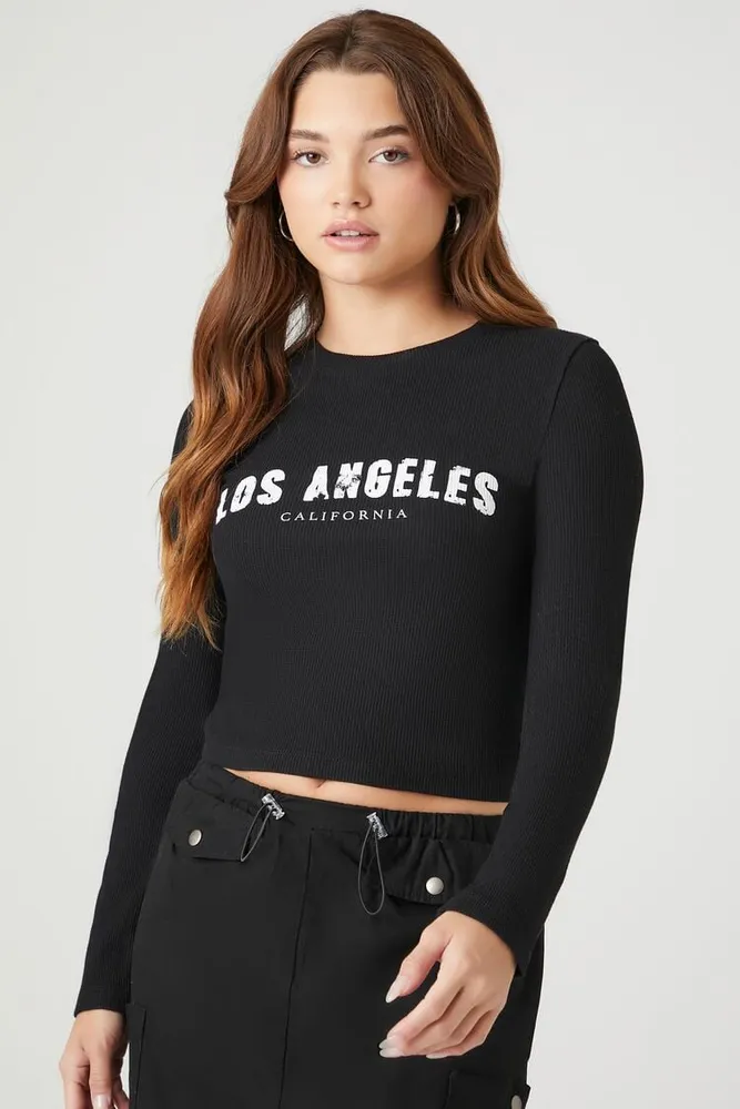 Los Angeles Graphic Cropped Tee