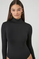 Women's Fitted Mock Neck Bodysuit