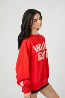 Women's French Terry Whatever Pullover Red