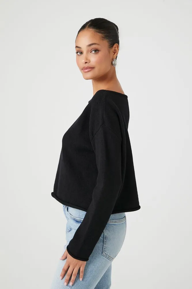 Women's Drop-Sleeve Boat Neck Sweater