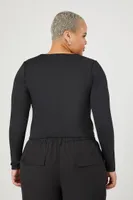 Women's Fitted Long-Sleeve Top