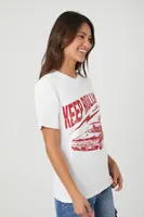 Women's Prince Peter Keep Rollin With It Graphic T-Shirt in White/Red, XL